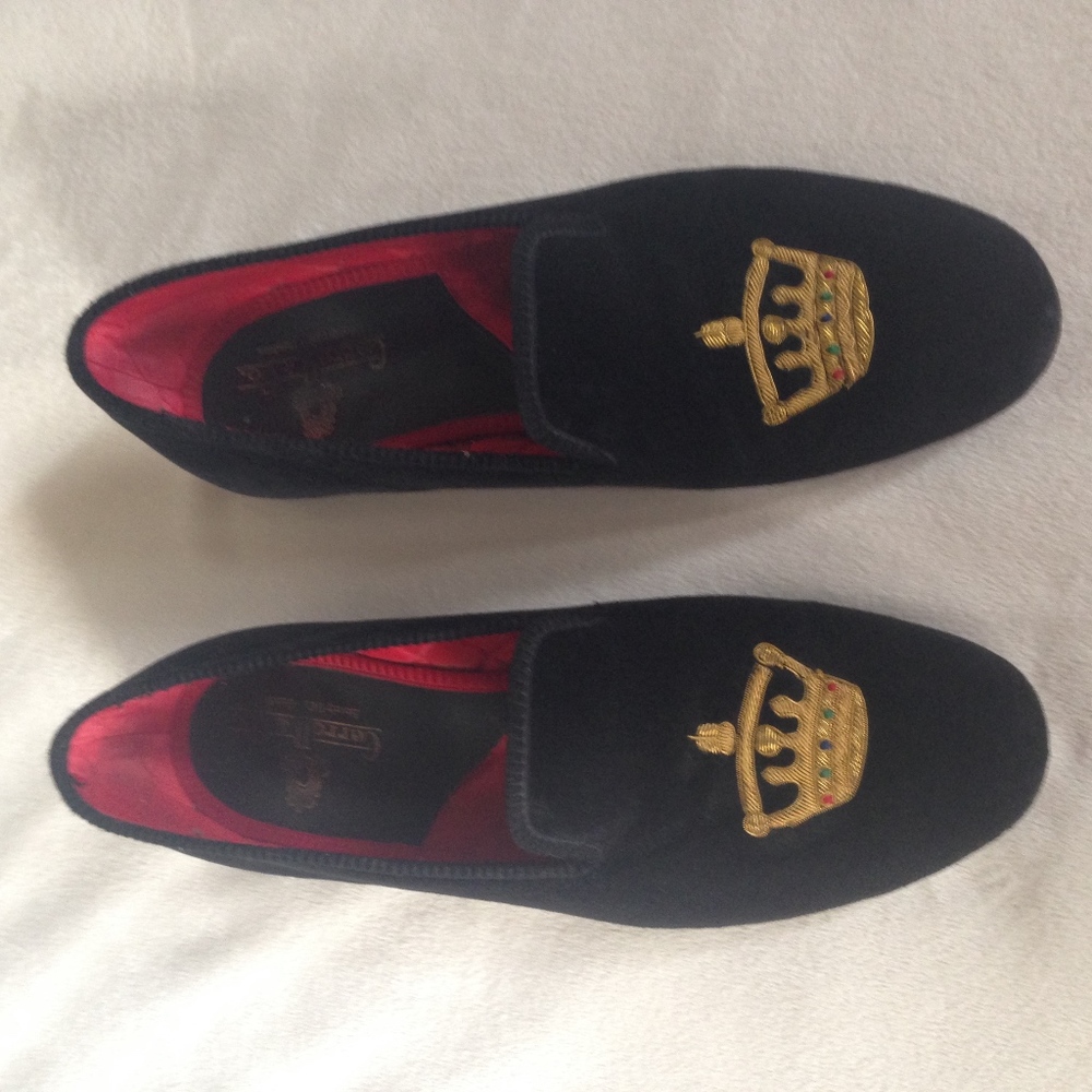 Carroll & Co Velvet Loafers